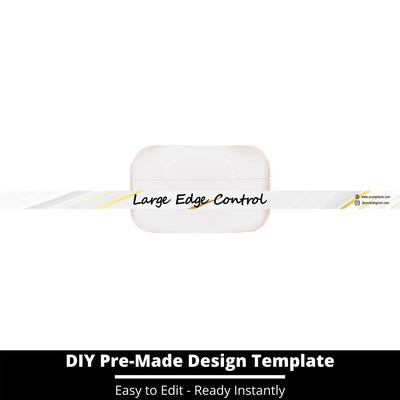 Large Edge Control Side Label Template 139