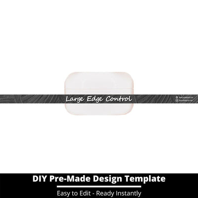 Large Edge Control Side Label Template 152