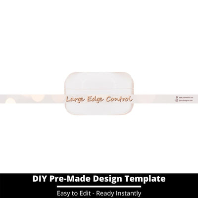 Large Edge Control Side Label Template 165