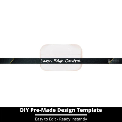 Large Edge Control Side Label Template 188