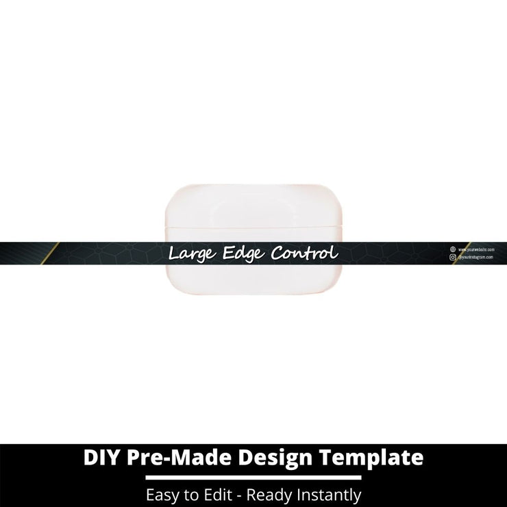 Large Edge Control Side Label Template 188