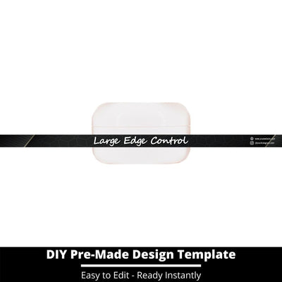 Large Edge Control Side Label Template 189