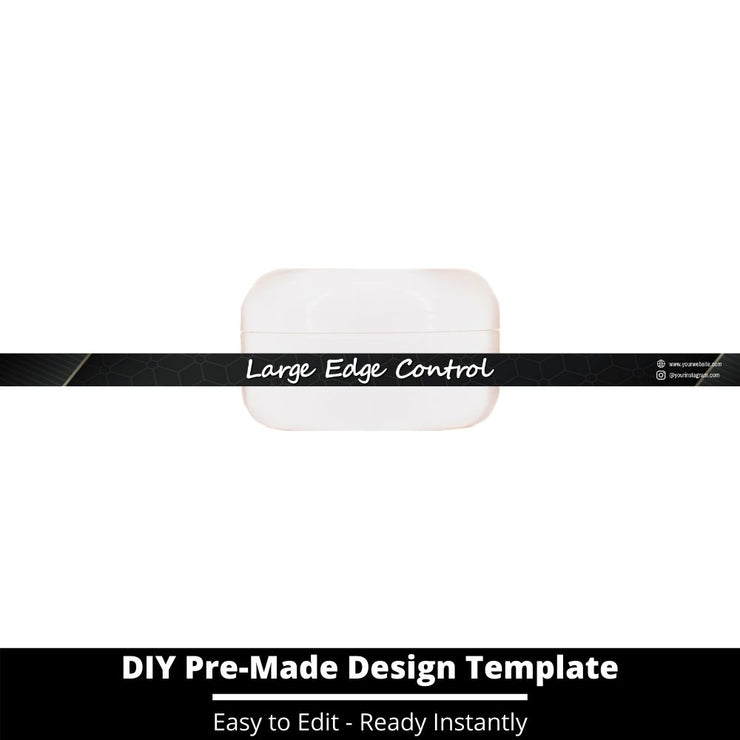 Large Edge Control Side Label Template 189