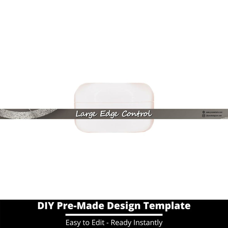 Large Edge Control Side Label Template 195