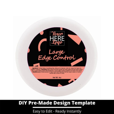 Large Edge Control Top Label Template 39