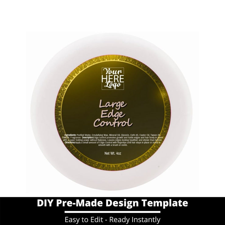 Large Edge Control Top Label Template 78