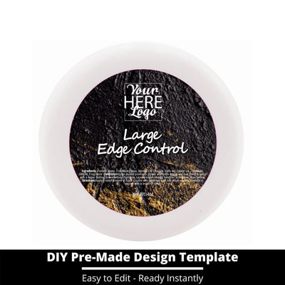 Large Edge Control Top Label Template 91