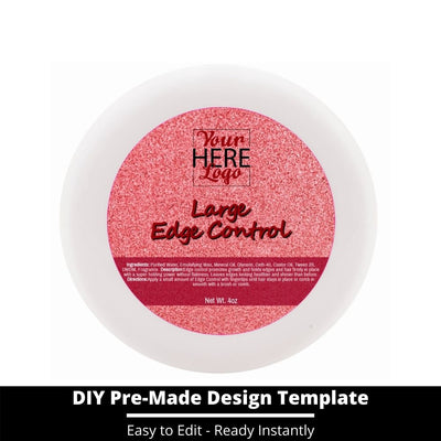 Large Edge Control Top Label Template 93