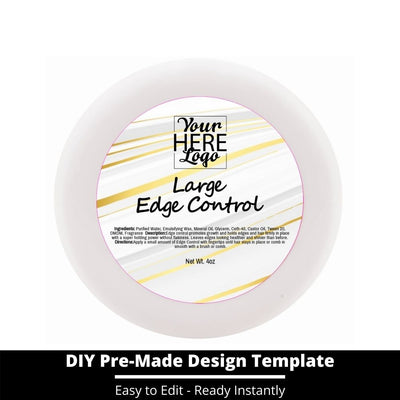 Large Edge Control Top Label Template 139