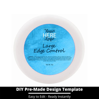 Large Edge Control Top Label Template 144