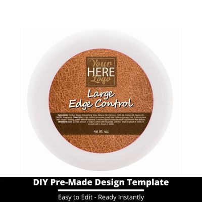 Large Edge Control Top Label Template 159