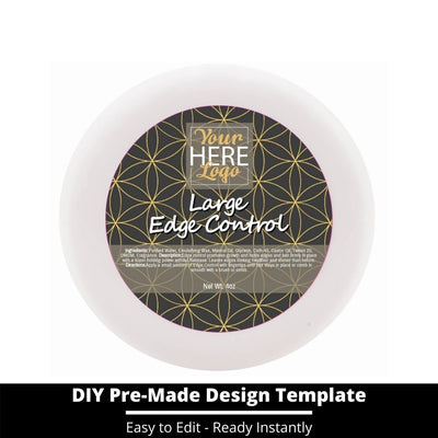 Large Edge Control Top Label Template 175