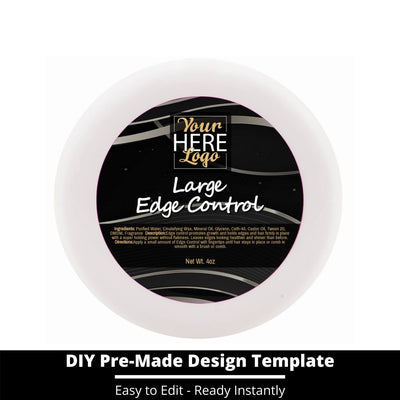 Large Edge Control Top Label Template 201