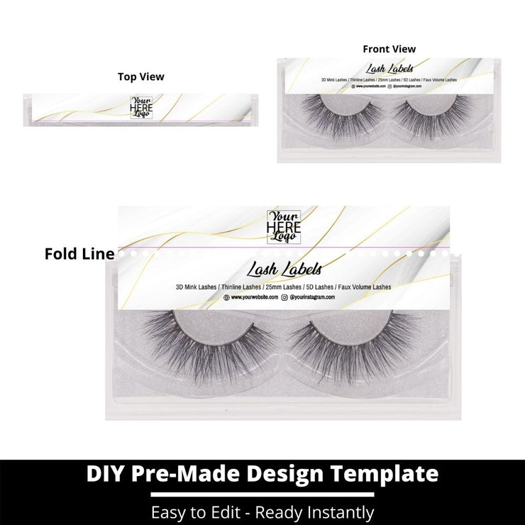 Lash Label Template 139