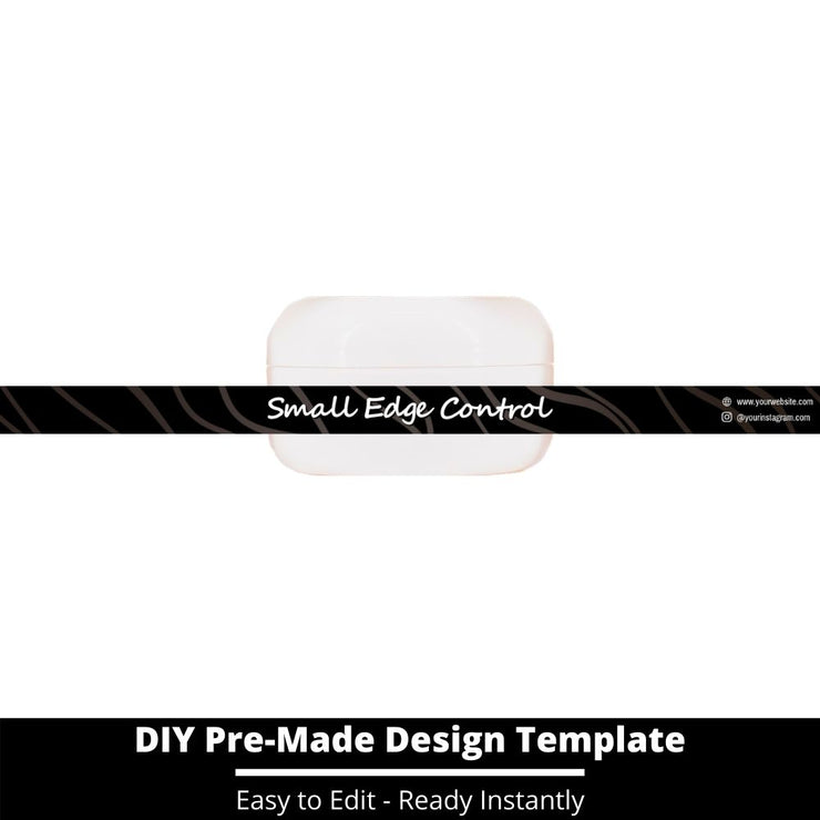 Small Edge Control Side Label Template 6