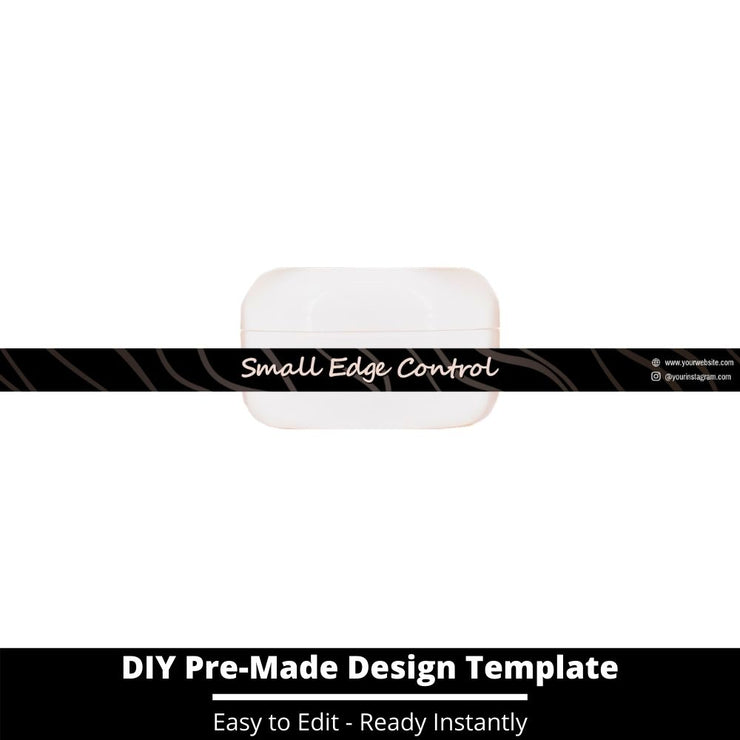 Small Edge Control Side Label Template 7