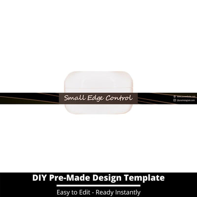 Small Edge Control Side Label Template 18