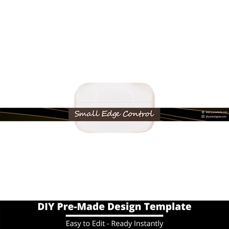 Small Edge Control Side Label Template 18