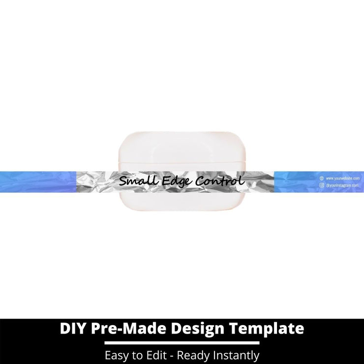 Small Edge Control Side Label Template 55