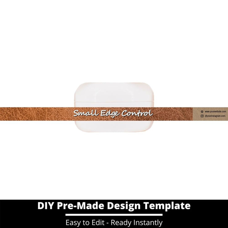 Small Edge Control Side Label Template 159