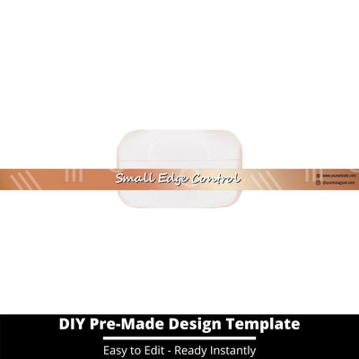 Small Edge Control Side Label Template 217