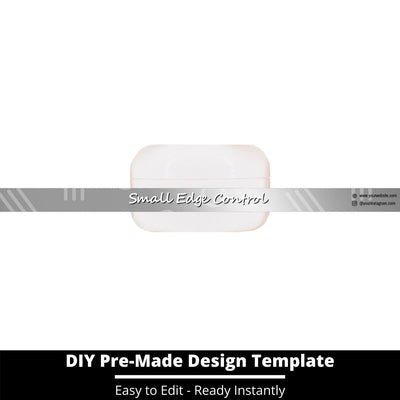 Small Edge Control Side Label Template 222