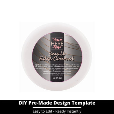 Small Edge Control Top Label Template 15