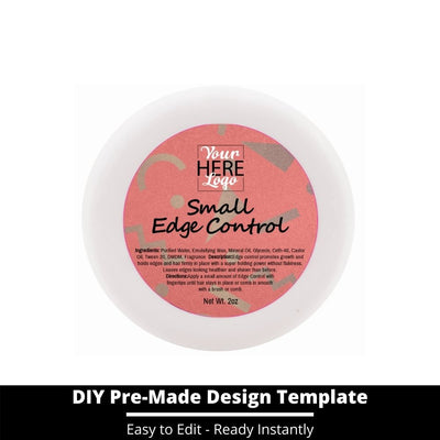 Small Edge Control Top Label Template 27