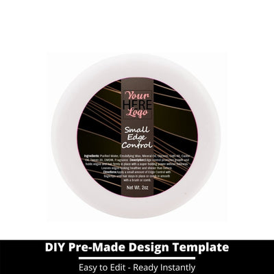 Small Edge Control Top Label Template 38