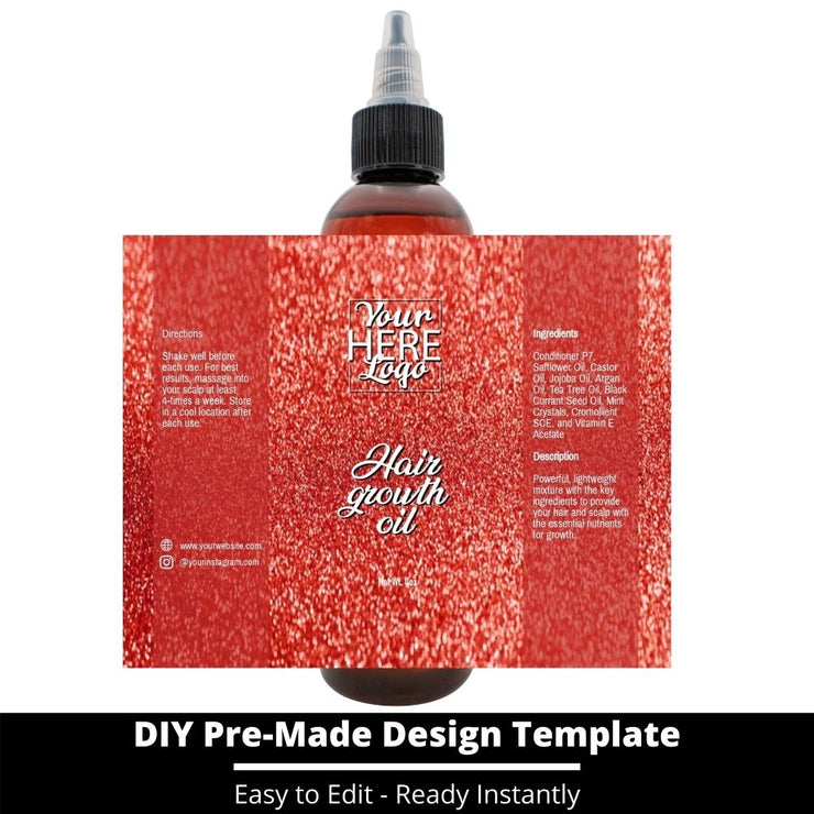 Hair Growth Oil Template 141