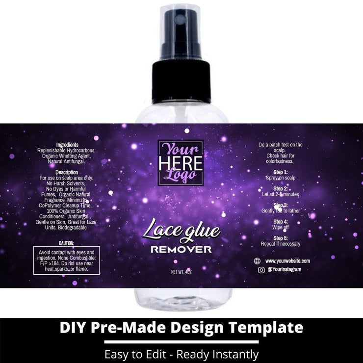 Lace Glue Remover Template 205