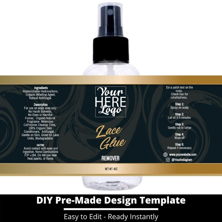 Lace Glue Remover Template 41