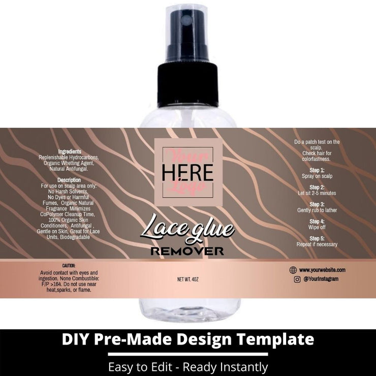 Lace Glue Remover Template 5