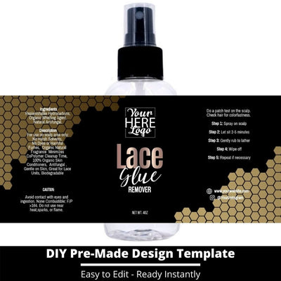 Lace Glue Remover Template 71