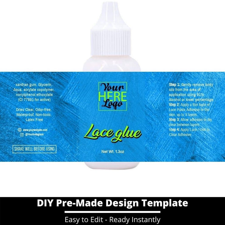 Lace Glue Template 147